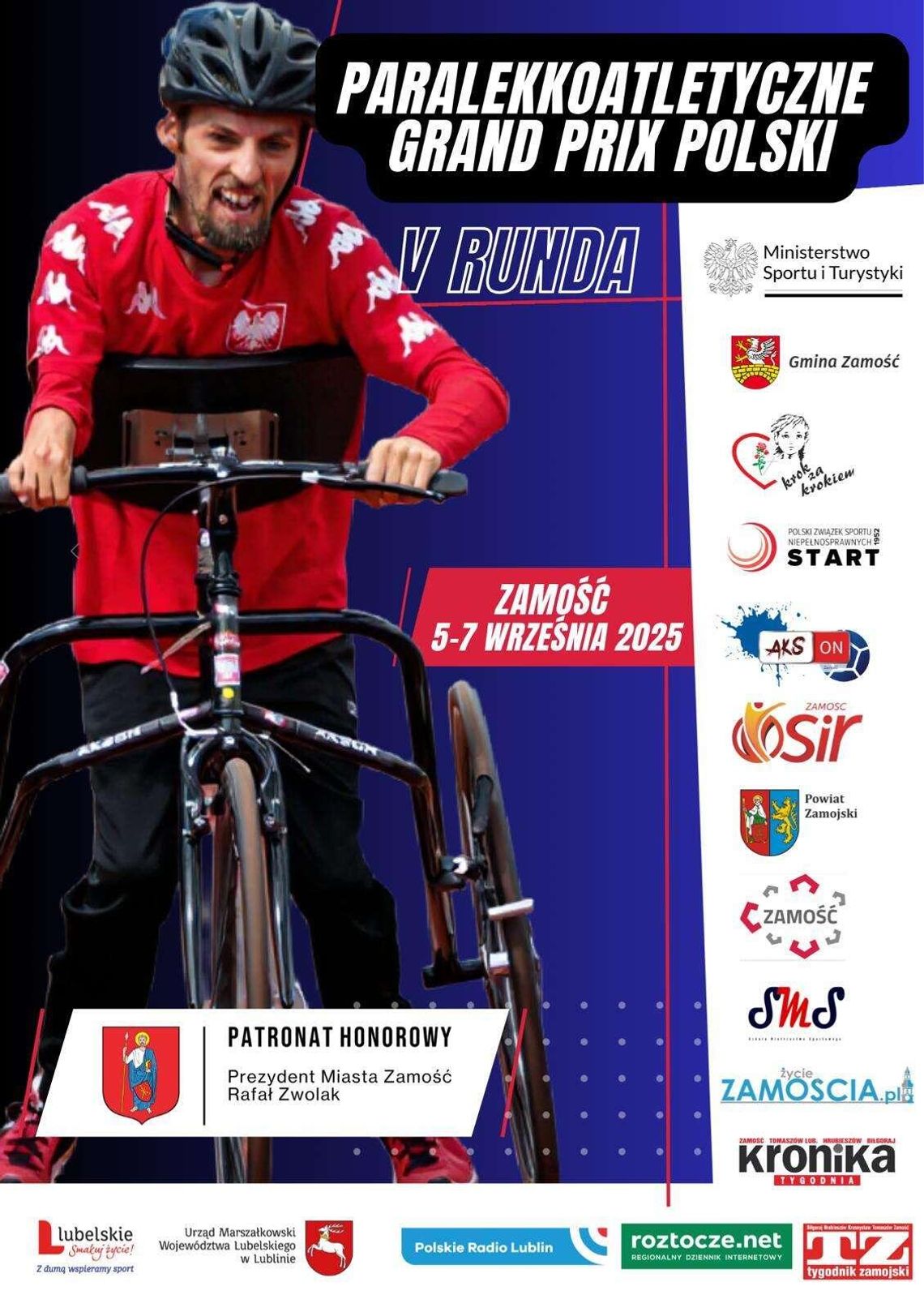 Paralekkoatletyczne Grand Prix Polski po raz pierwszy w Zamościu. Zobaczymy medalistów igrzysk!