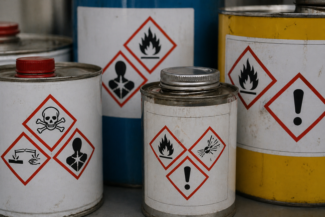 Służby zabezpieczyły niebezpieczne substancje w Parczewie. Chemikalia o właściwościach wybuchowych i toksycznych zostały wywiezione do specjalistycznego zakładu.