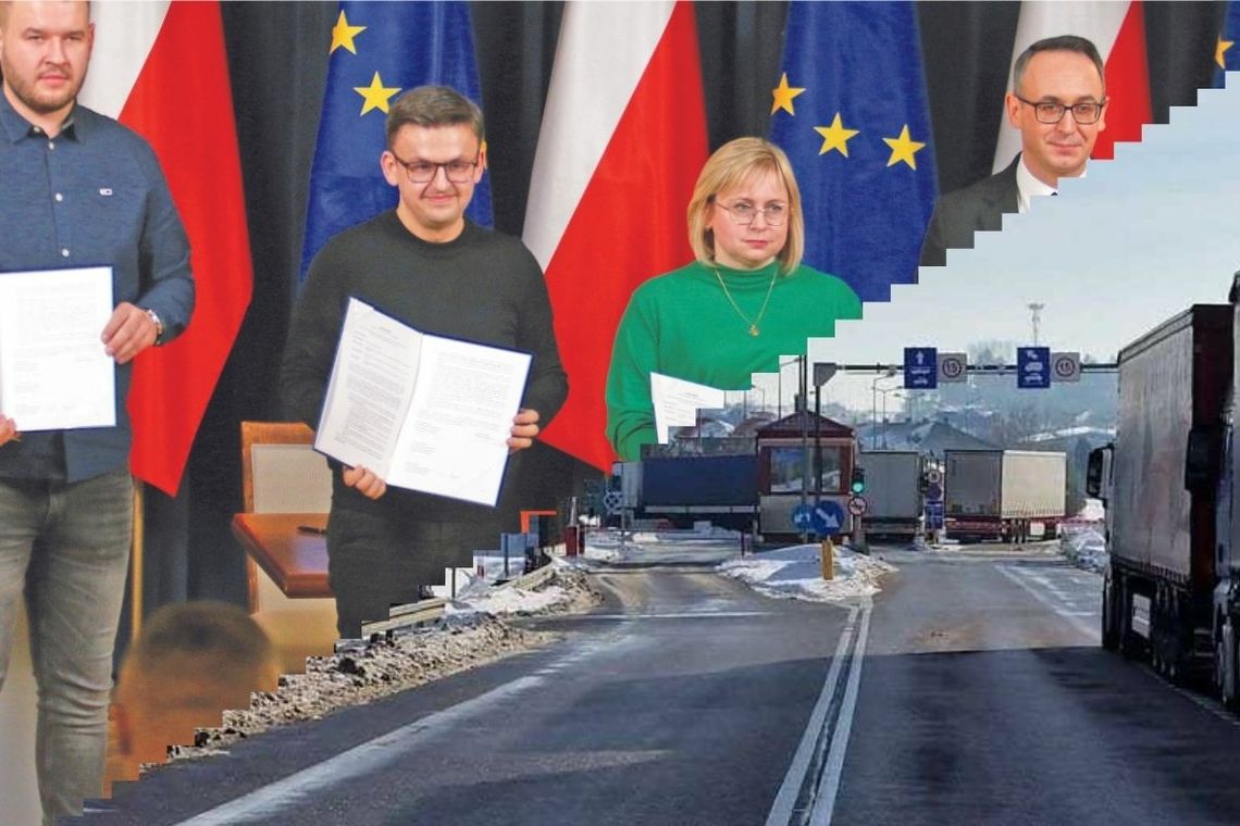 Ruch na przejściu granicznym w Hrebennem jest już płynny. Reprezentanci przewoźników podpisali z ministrem infrastruktury Dariuszem Klimczakiem porozumienie.