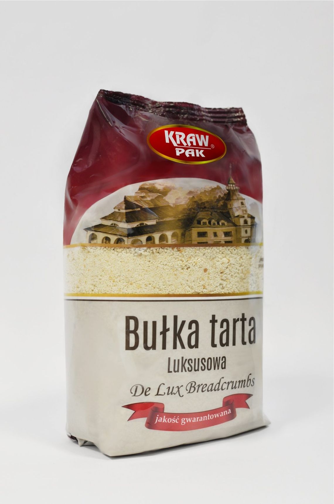 „Bułka tarta luksusowa” firmy KRAWPAK powstaje ze specjalnie wypiekanego pieczywa, bez konserwantów i zbędnych dodatków.