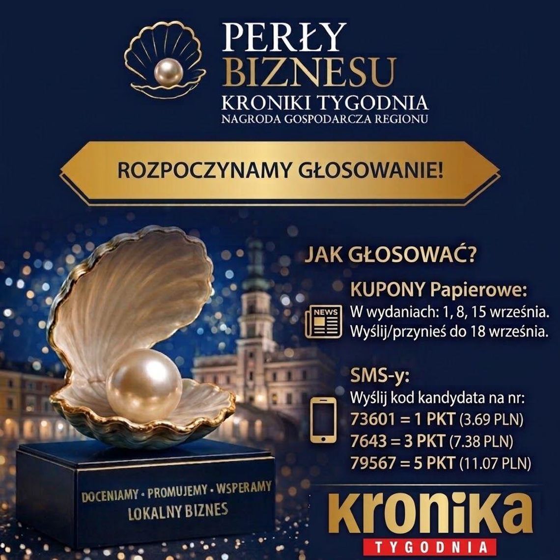 Perły Biznesu 2026. Zaczynamy głosowanie! Perły Biznesu 2026. Zaczynamy głosowanie!