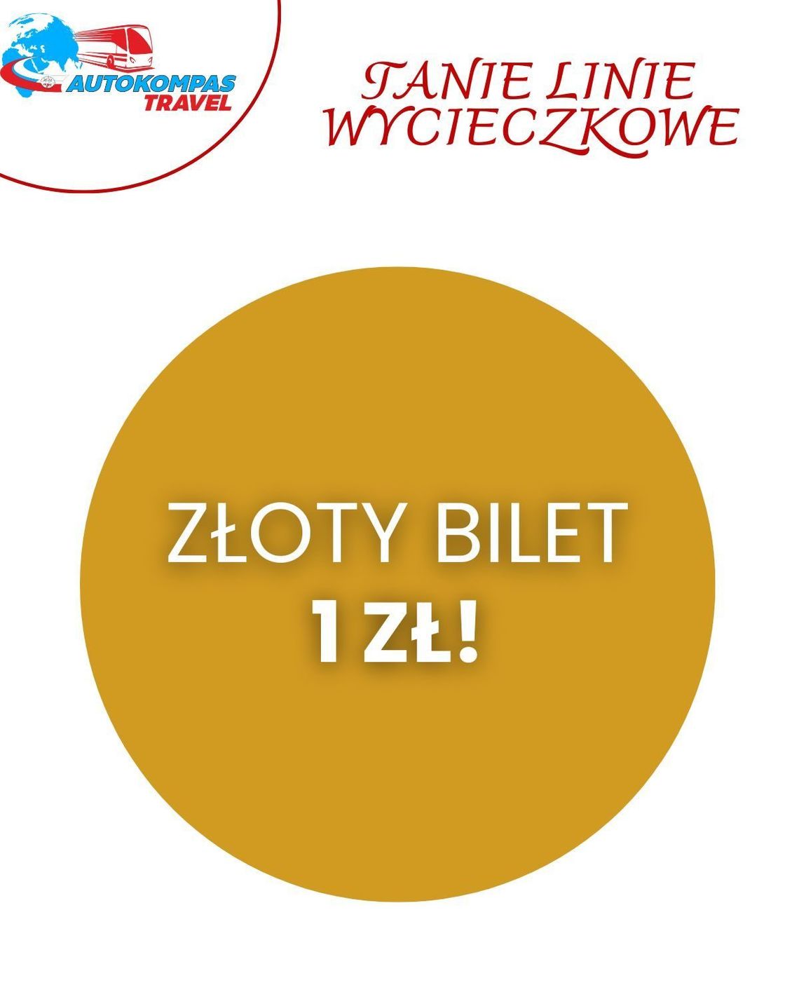 W kategorii Produkt Roku plebiscytu „Perły Biznesu” bierze udział autorski projekt firmy Autokompas Travel – „Złoty Bilet”.