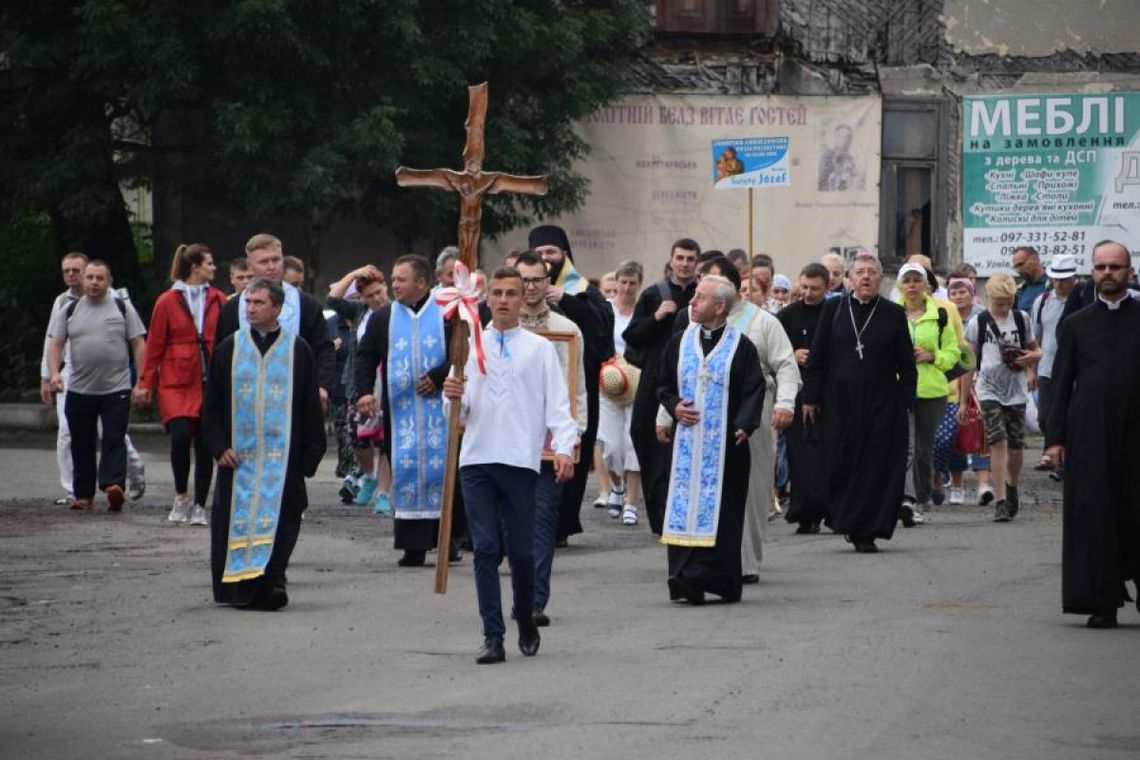 Na zdjęciu IX Piesza Pielgrzymka z Bełza do Częstochowy.