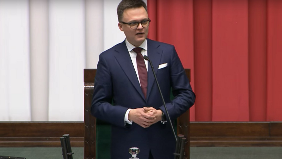 Szymon Hołownia został nowym marszałkiem Sejmu.
