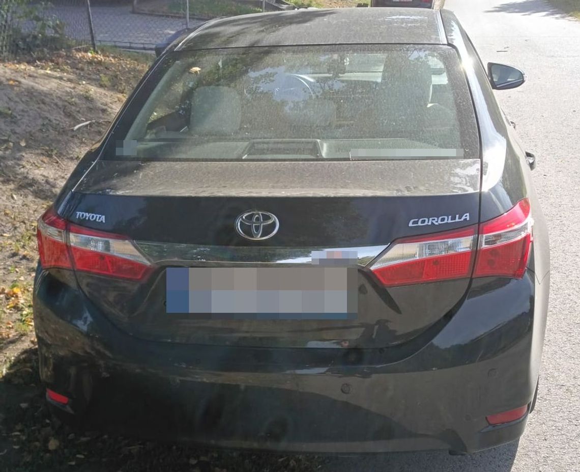 Pijana torpeda drogowa zatrzymana, Toyota będzie skonfiskowana Pijana torpeda drogowa zatrzymana, Toyota będzie skonfiskowana