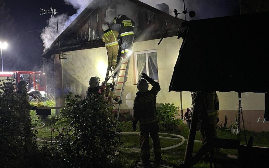 Po pożarze w Płonce dom nie nadaje się do mieszkania.