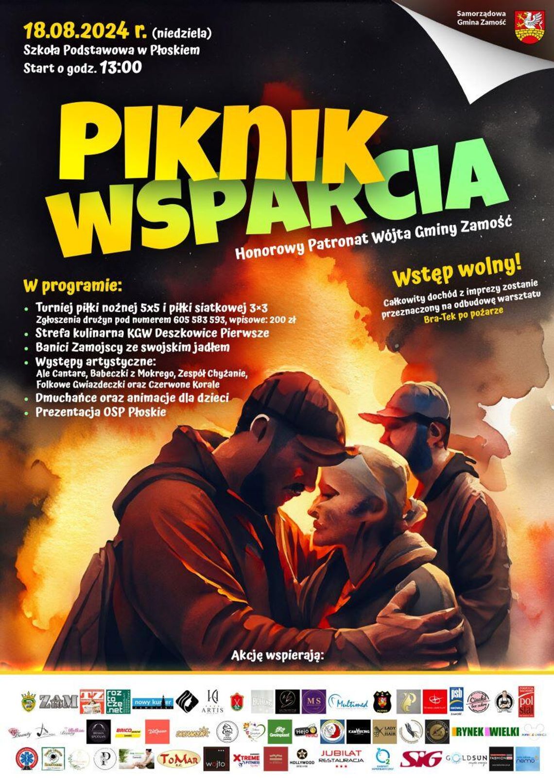 W niedzielę (18 sierpnia) w Płoskiem organizowany jest Piknik Wsparcia.