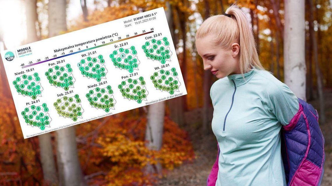 Na koniec zimowego stycznia mamy doświadczyć wiosennej pogody. W weekend czeka nas zmiana pogody.