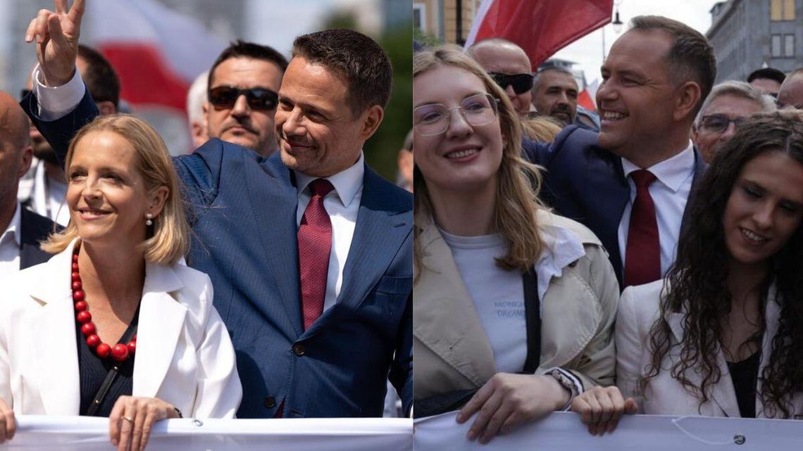 25 maja ulicami Warszawy przeszły dwa marsze kandydatów na urząd Prezydenta RP.