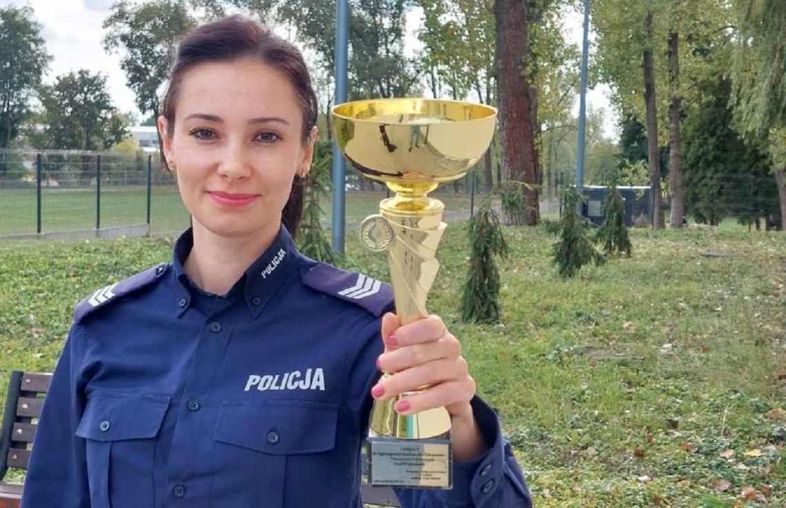 Policjantka z Hrubieszowa w czwórce najlepszych w kraju.