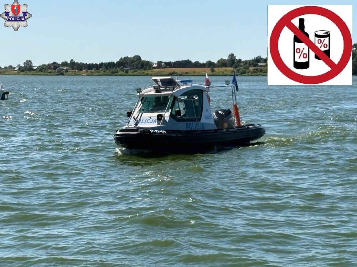 Policyjna akcja nad zalewem w Nieliszu. Pijany bujał się w kajaku. Wydmuchał ponad 2,5 promila