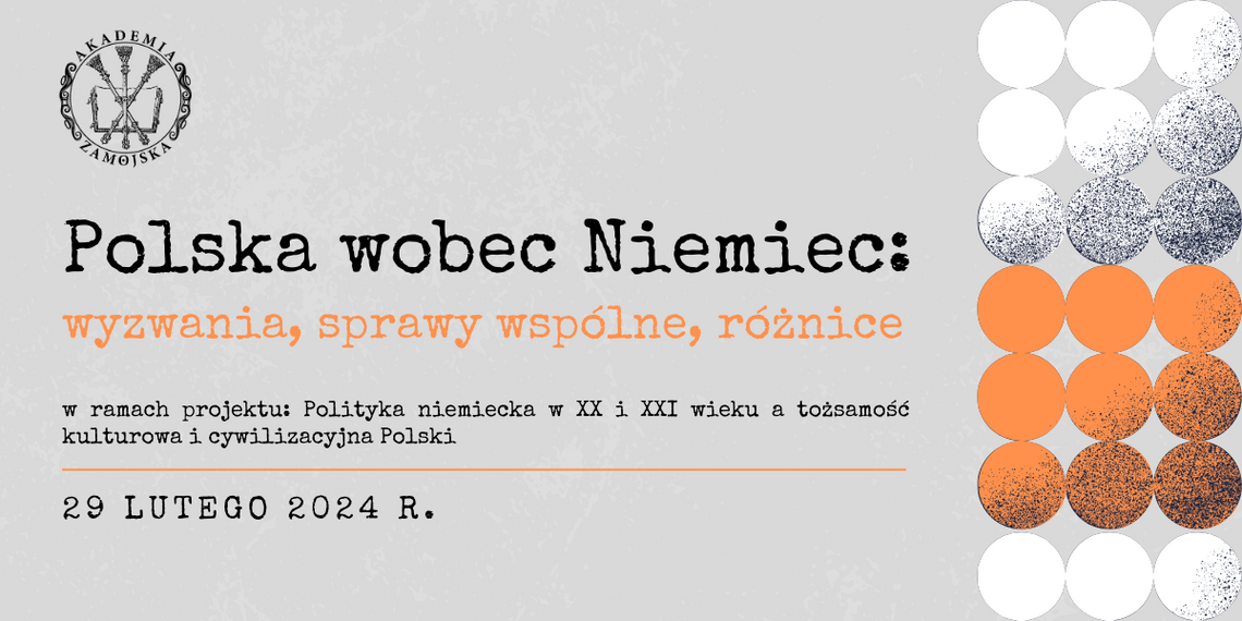 Polska wobec Niemiec. Akademia Zamojska zaprasza na konferencję