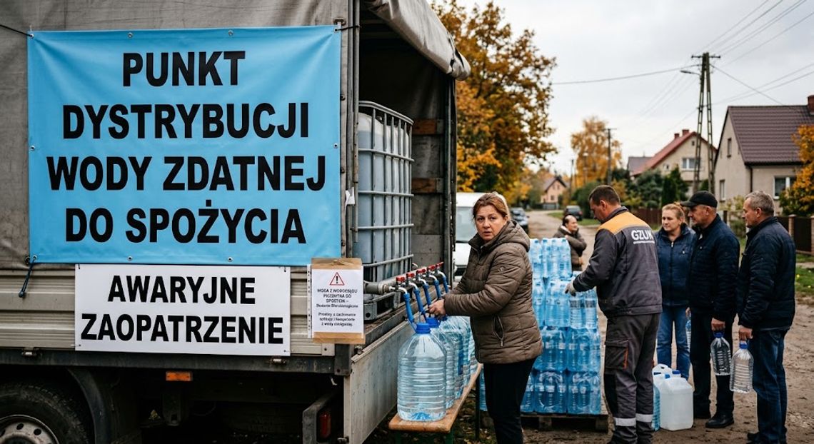 Poważne skażenie wody w Przewodowie i okolicach. Woda tylko do spłuczek!
