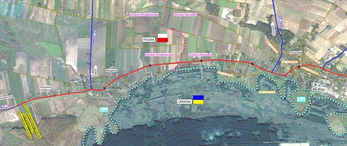 Z inwestycyjnych planów GDDKiA wynika, że realizacja inwestycji rozpocznie się w miejscowości Husynne Kolonia (gmina Hrubieszów). Rozbudowa dotrze aż do drogi dojazdowej do przejścia granicznego w Zosinie.