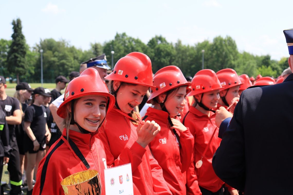 Powiatowe Zawody Sportowo-Pożarnicze MDP 2025 w Lubyczy Królewskiej.