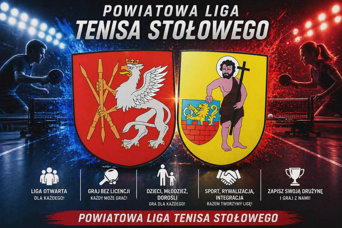 Powiatowa Liga Tenisa Stołowego to nowa inicjatywa Zrywu Ulhówek.