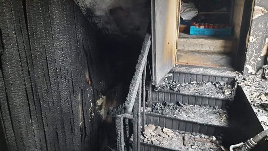 Pożar w Majdanie Górnym. Rodzina straciła dom. Potrzebna pomoc