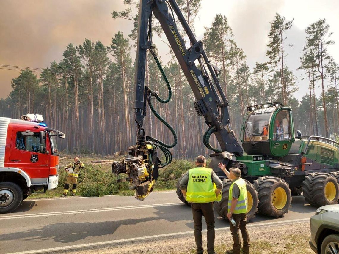 Pożar w Puszczy Solskiej. Ogień strawił już 1000 hektarów. Dziś wiele zależy od pogody Pożar w Puszczy Solskiej. Ogień strawił już 1000 hektarów. Dziś wiele zależy od pogody