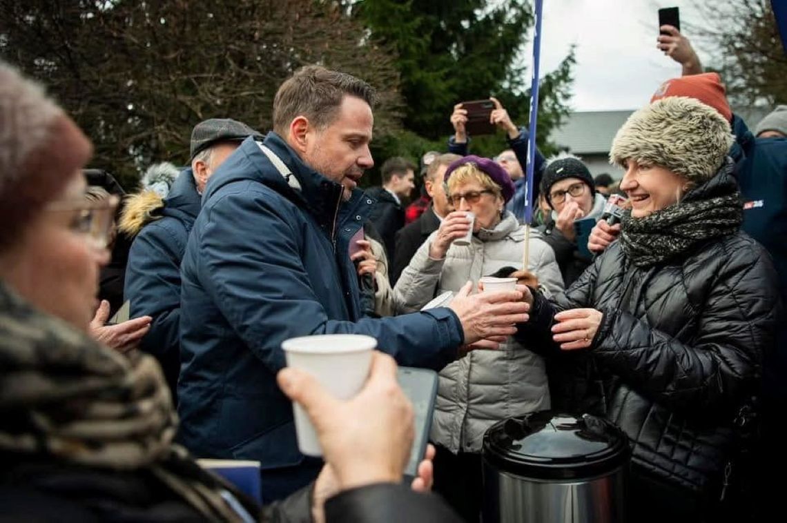 Rafał Trzaskowski spotkał się ze swoimi sympatykami w Werbkowicach.