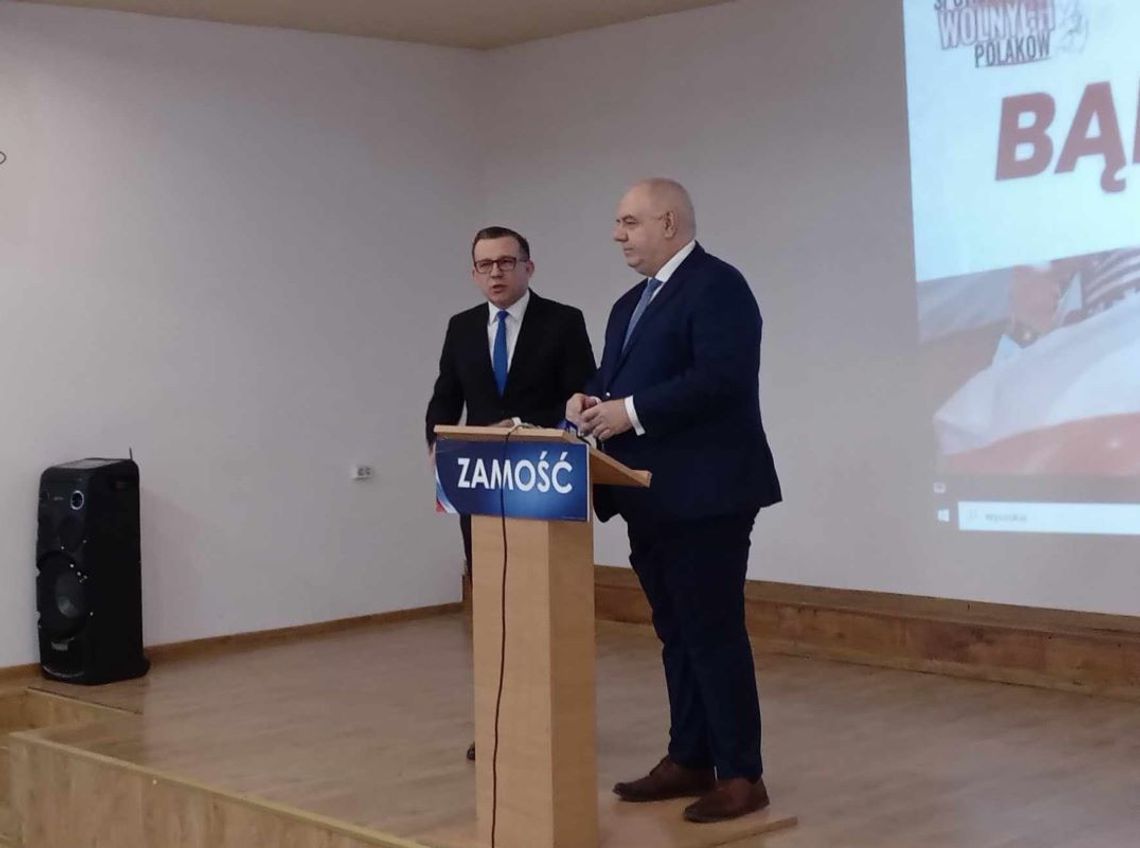 Były wicepremier Jacek Sasin oficjalnie ogłosił 4 lutego w Zamościu, że PiS udziela poparcia Andrzejowi Wnukowi.
