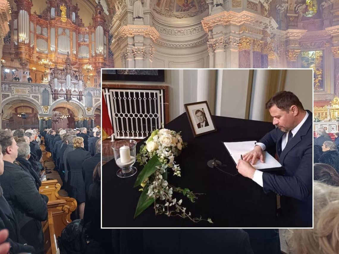 Prezydent Zamościa i starosta zamojski pożegnali Horsta Köhlera w Katedrze Berlińskiej