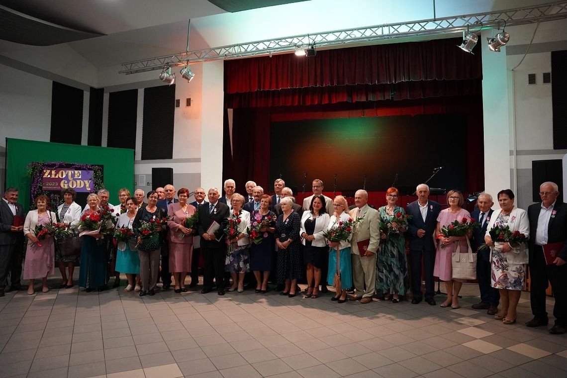 14 małżeńskich par z gminy Werbkowice świętowało "Złote Gody".