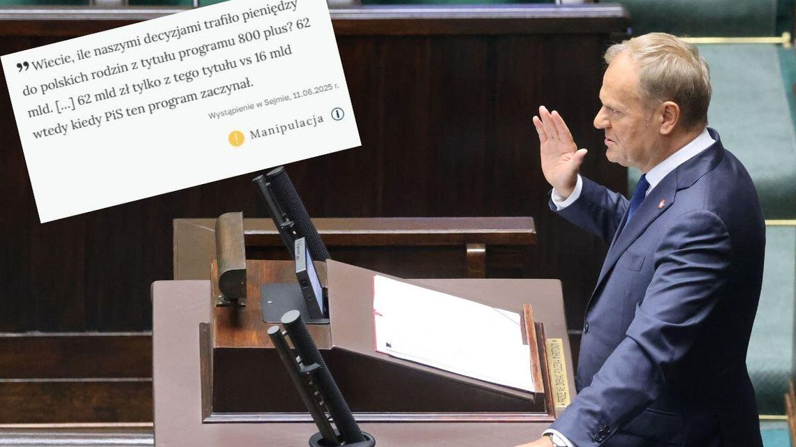 Premier Donald Tusk uzyskał wotum zaufania. Eksperci jednak zwracają uwagę, że nie każde jego słowo pokrywało się z prawdą.