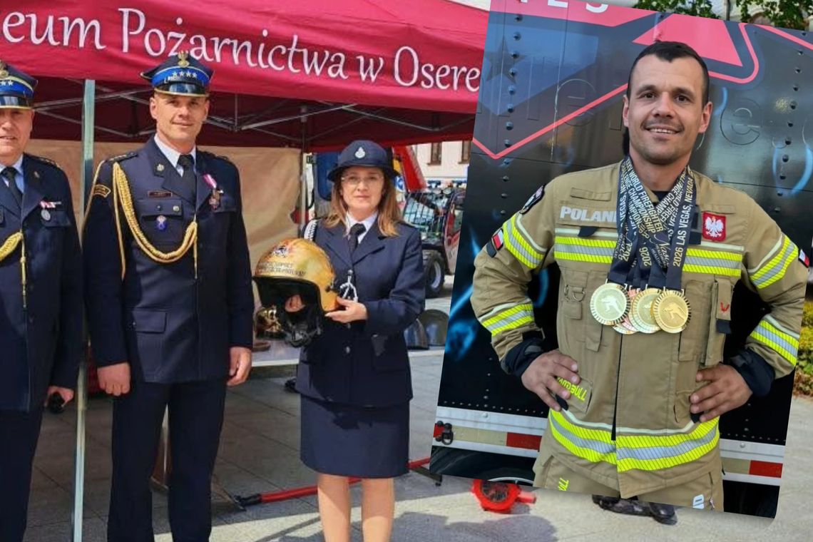 Podczas Wojewódzkich Obchodów Dnia Strażaka w Krasnymstawie do Muzeum Pożarnictwa w Oseredku został przekazany hełm strażacki od Rafała Berezy, strażaka z KM PSP Chełm.