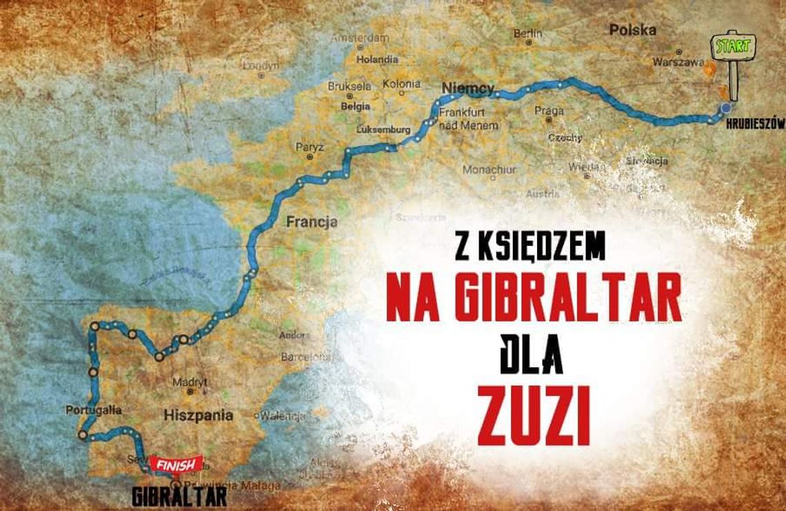 Region: Z Hrubieszowa aż do Gibraltaru rowerem. By pomóc chorej Zuzi