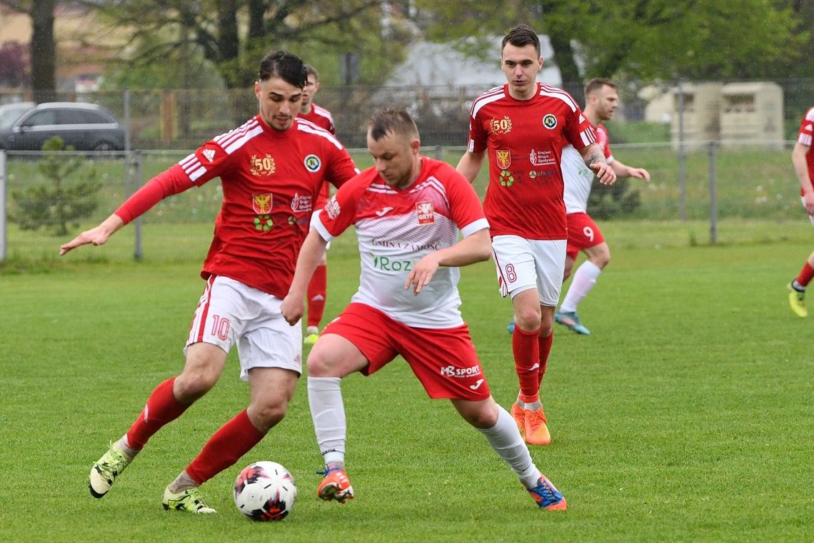 Środowy mecz Kryształu z Gryfem na stadionie w Werbkowicach zakończył się remisem 1:1