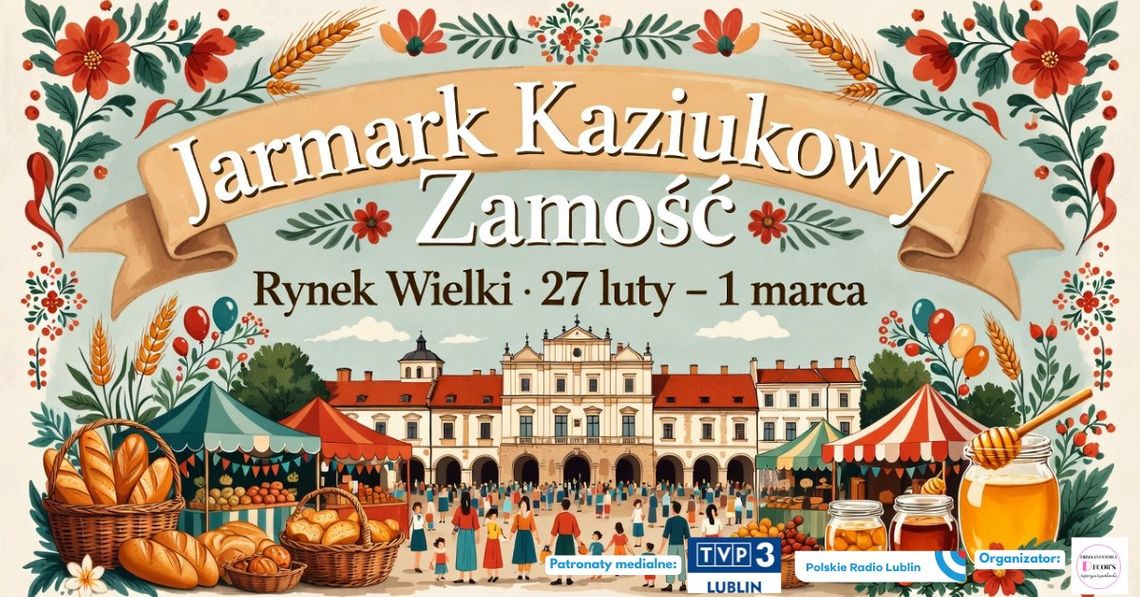 Rękodzieło i regionalne smaki. Jarmark Kaziukowy w Zamościu potrwa 3 dni Jarmark Kaziukowy to wydarzenie o charakterze rodzinno-kulturalnym. Niebawem odbędzie się w Zamościu.