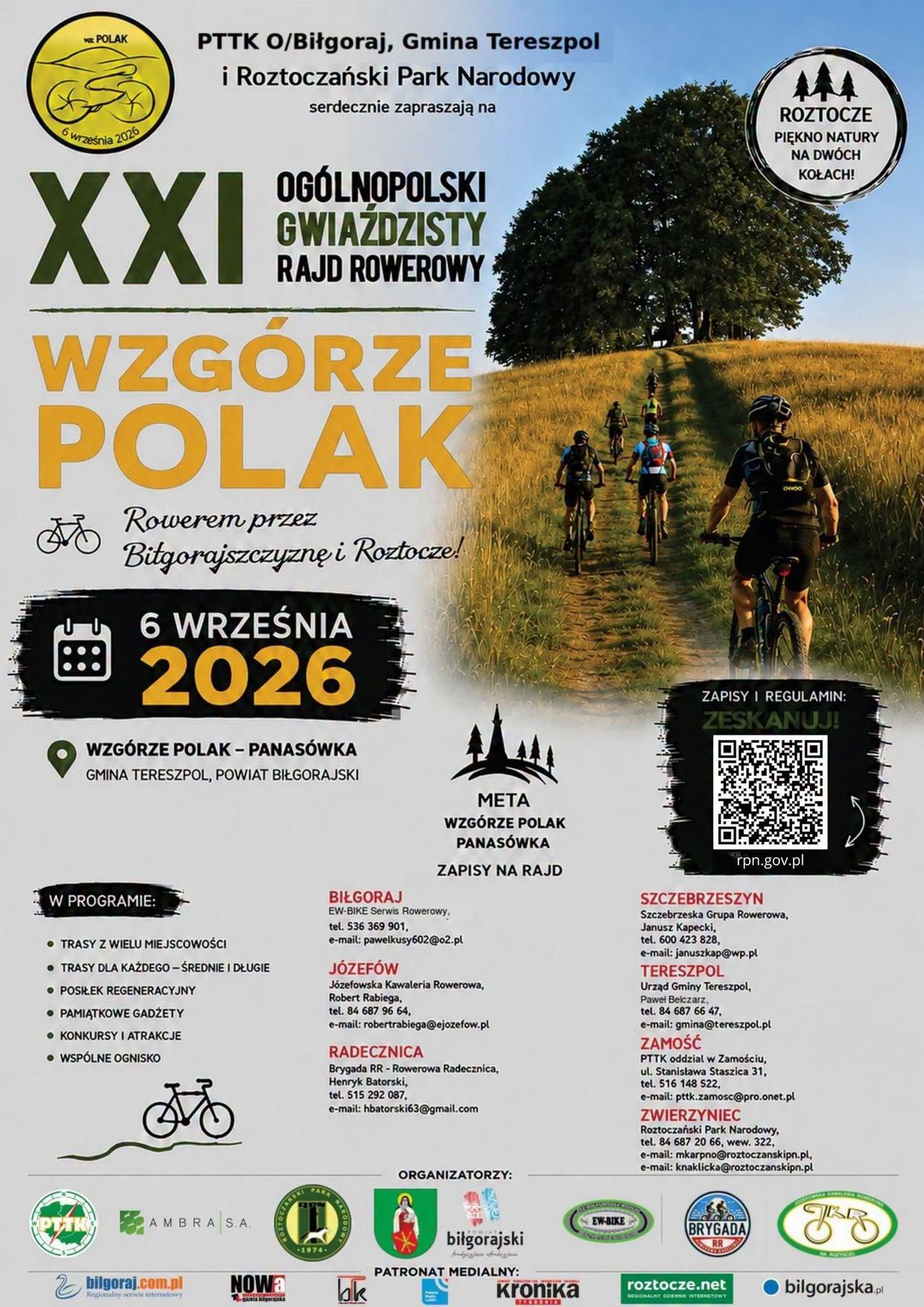 Roztocze wzywa miłośników dwóch kółek