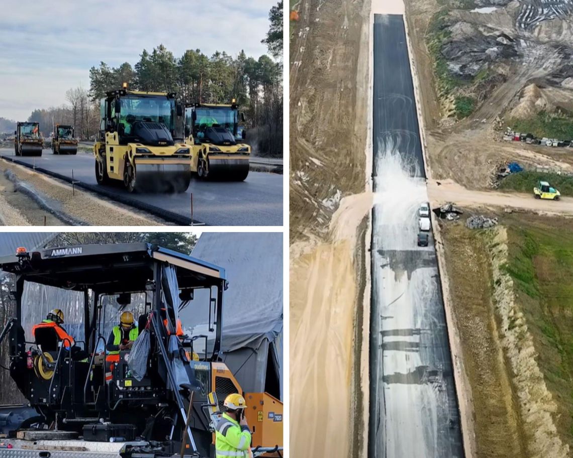 Budowa S17 między Tomaszowem Lubelskim i Hrebennem.