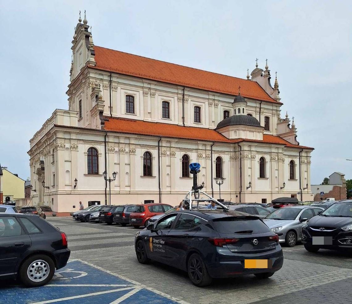 Samochód Google Street View w Zamościu.