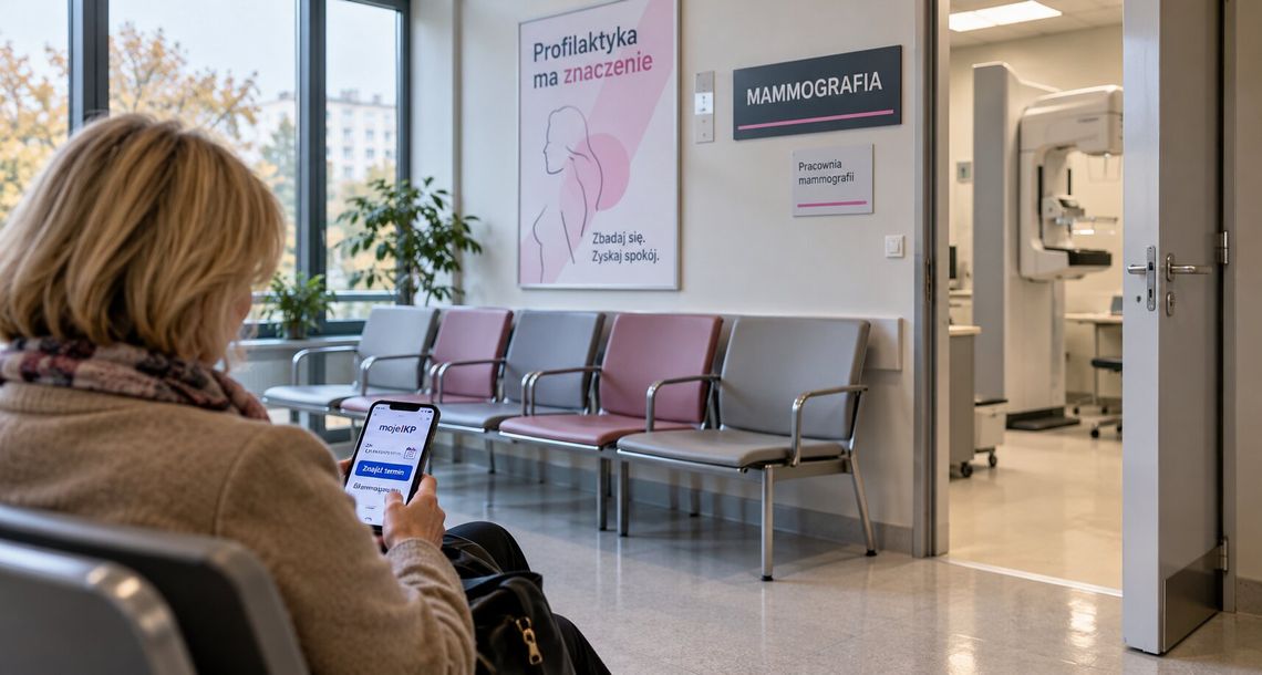 Na początku sierpnia w centralnej e-rejestracji na kolejne 90 dni dostępnych było ponad 384 tys. terminów mammografii.