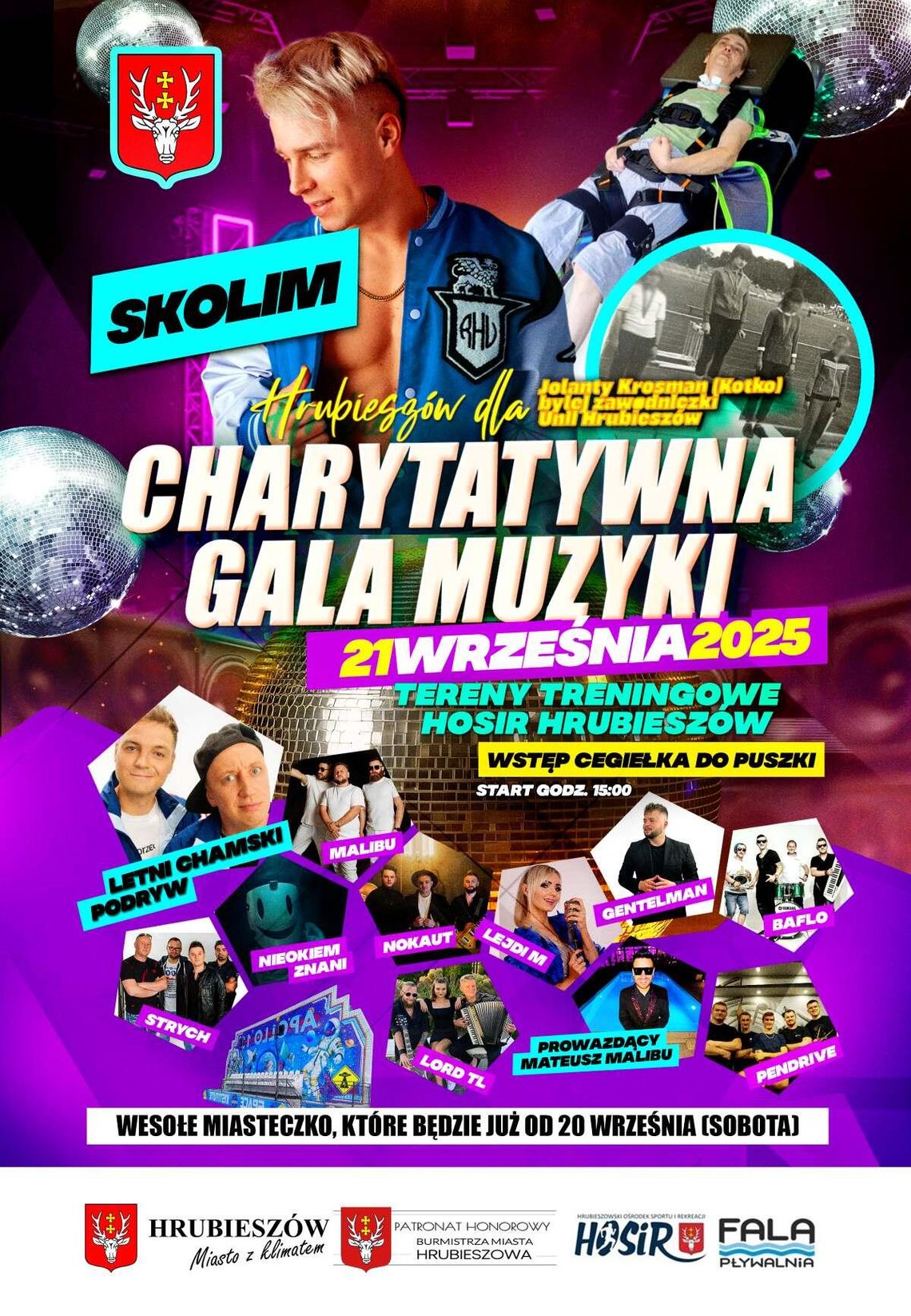 Skolim zagra w Hrubieszowie. Charytatywny koncert dla Jolanty Krosman już 21 września