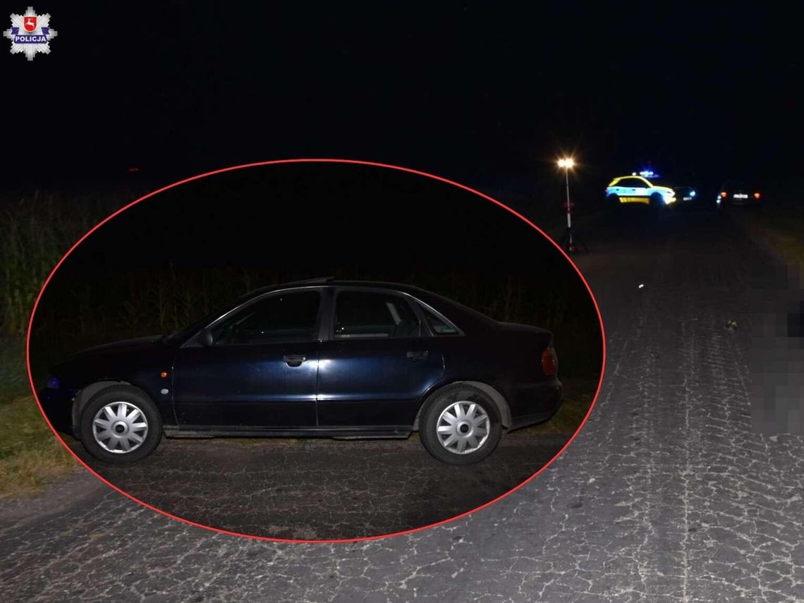 Śmiertelny wypadek w powiecie tomaszowskim. 49-latek zginął pod kołami auta