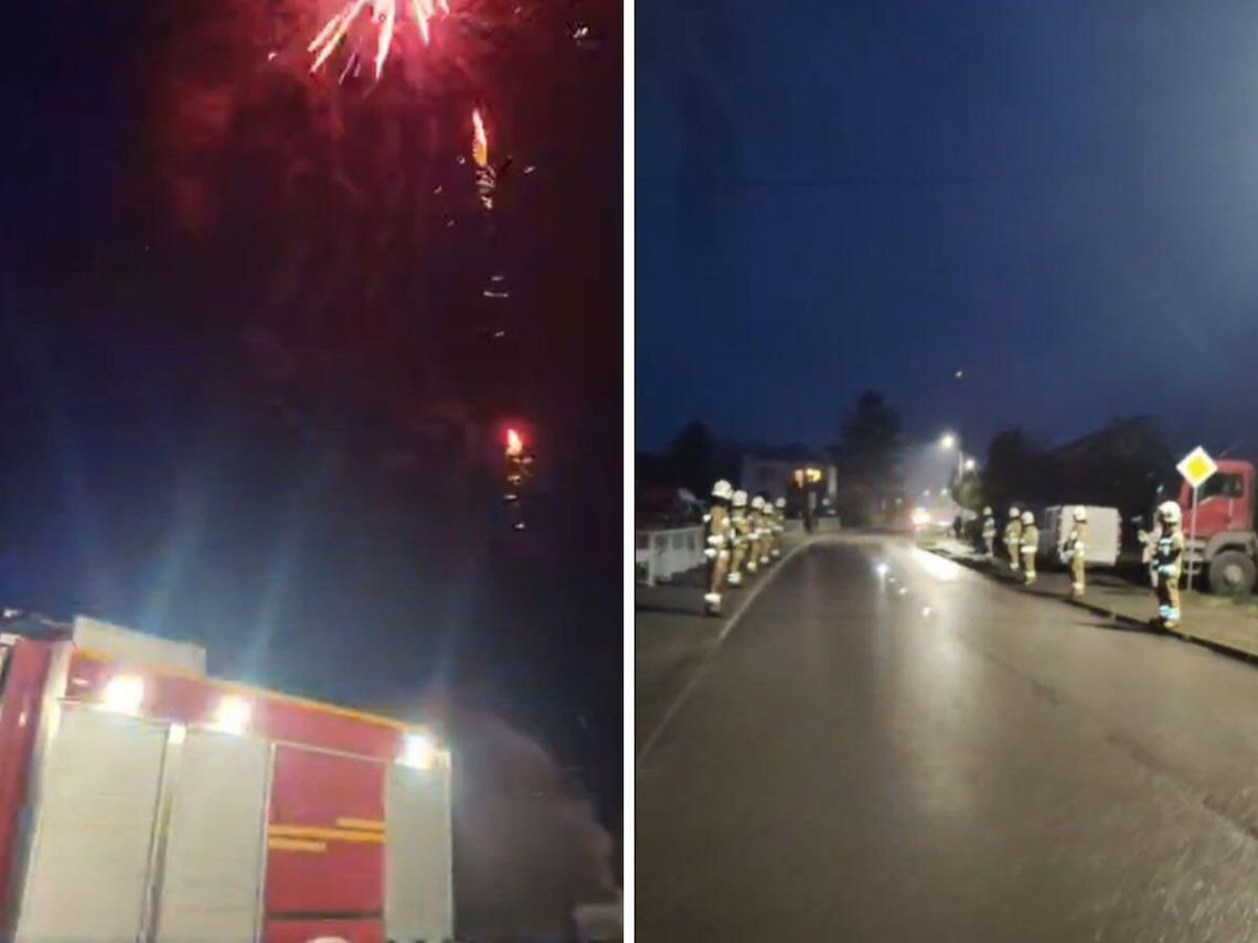 12 grudnia strażacy z OSP KRSG Tyszowce, władze gminy Tyszowce i mieszkańcy świętowali przyjazd nowego samochodu bojowego. Były nawet fajerwerki.