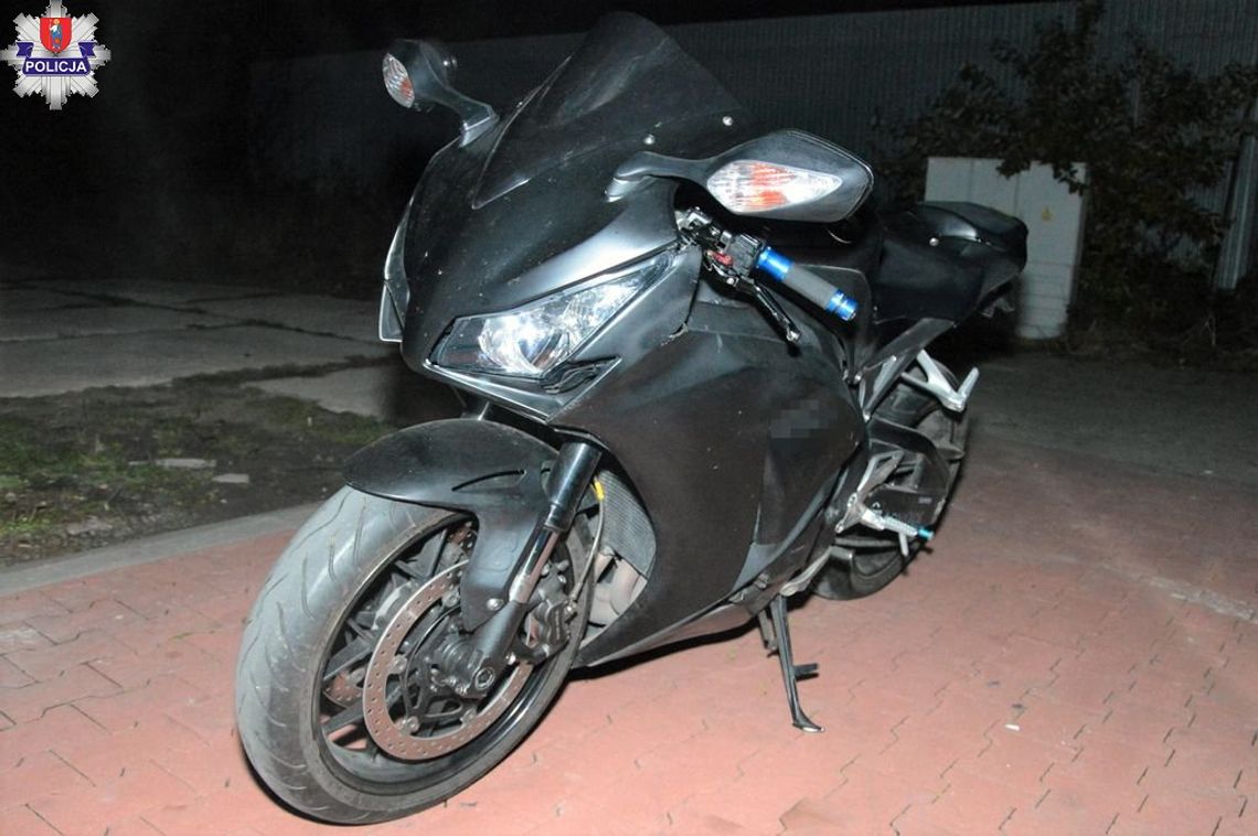 Policjanci zatrzymali w Szczebrzeszynie kierującego motocyklem, który w organizmie miał ponad 1,5 promila alkoholu.