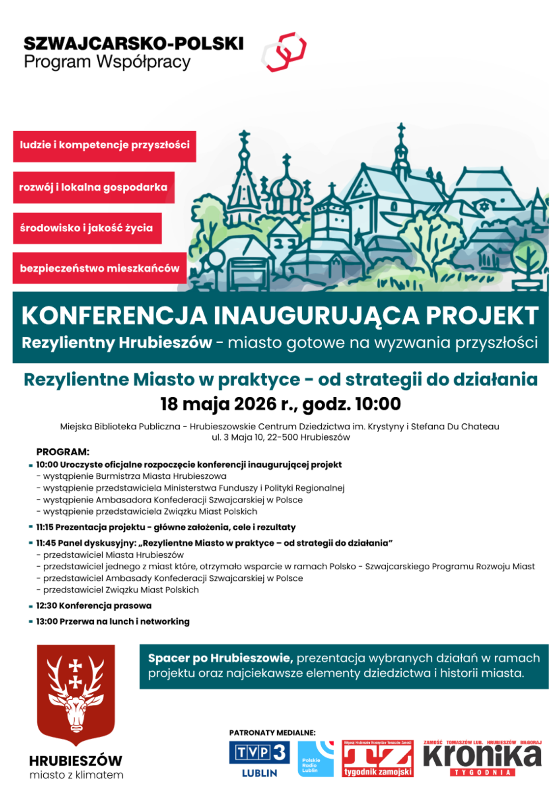 18 maja Hrubieszów zamieni się w centrum debaty o nowoczesnym rozwoju.