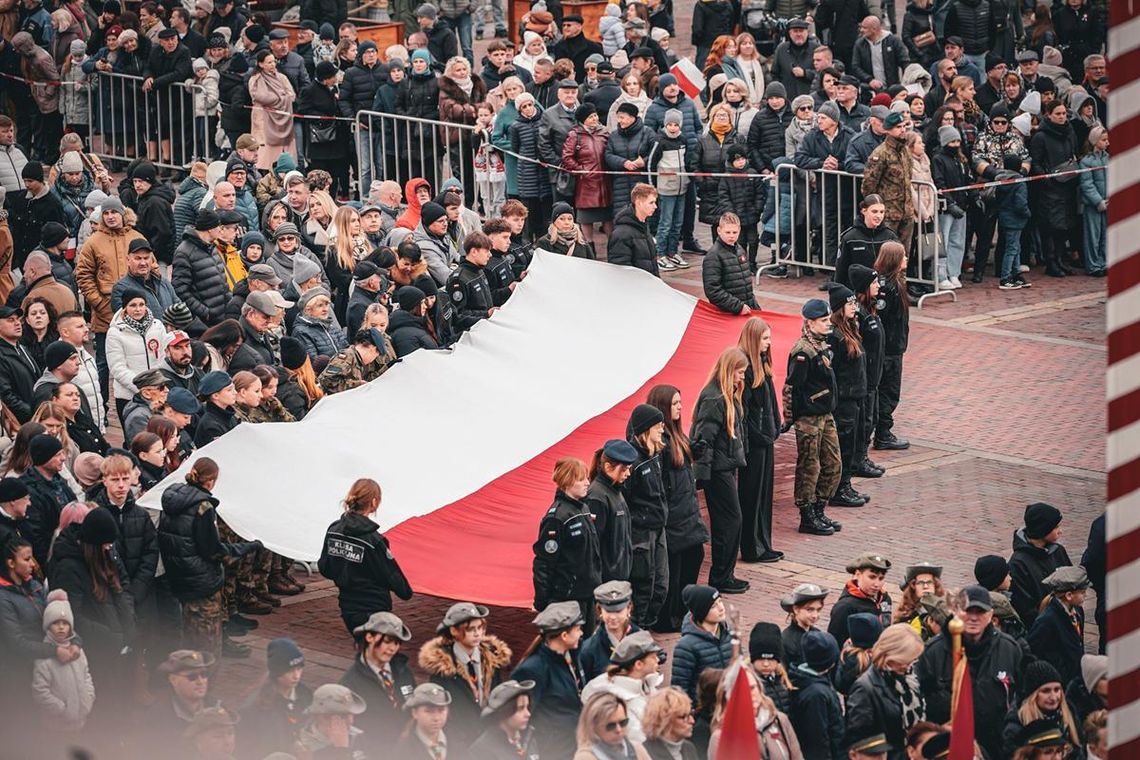 Uroczystości na Rynku Wielkim w Zamościu, 11 listopada 2025 r.