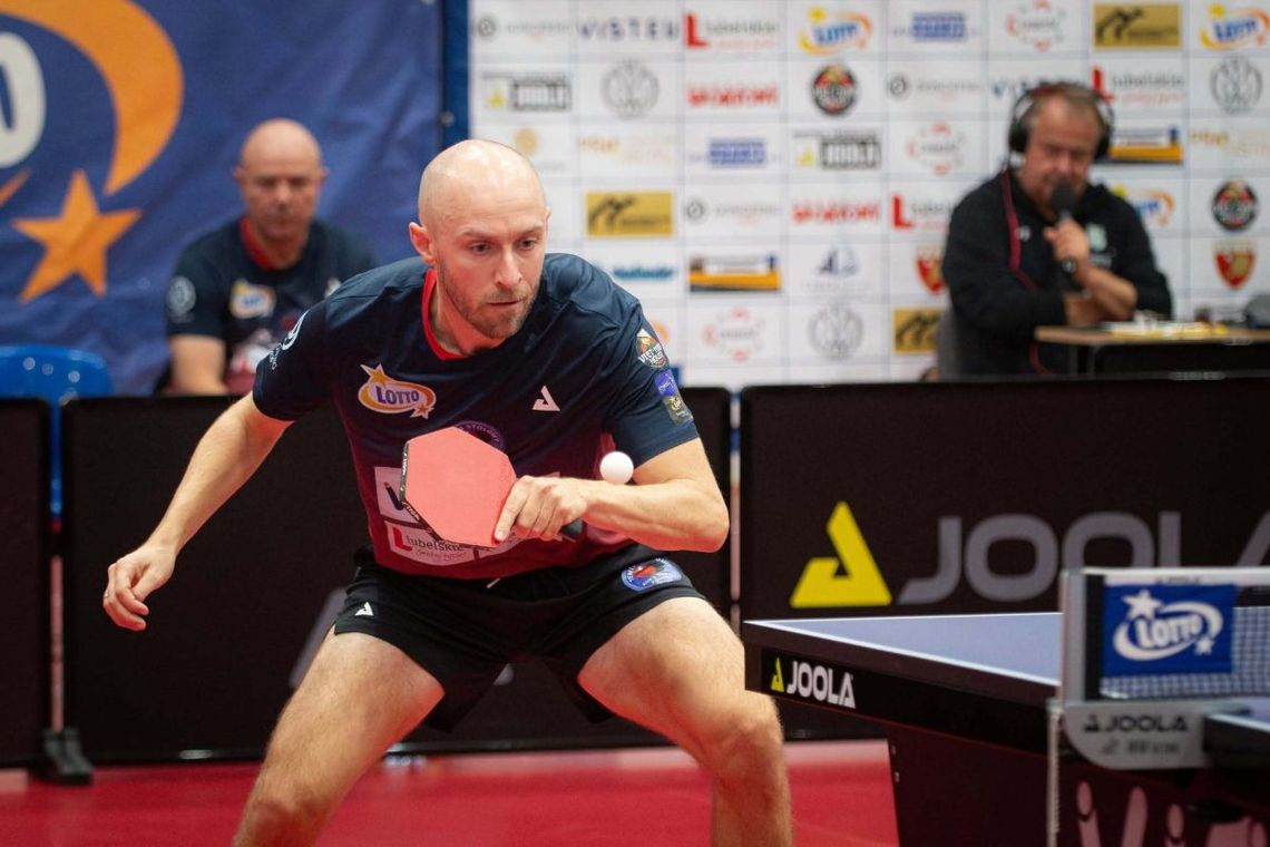 Tenis stołowy: Trefl Zamość przegrał z faworytem. To już trzeci raz Viktor Brodd.