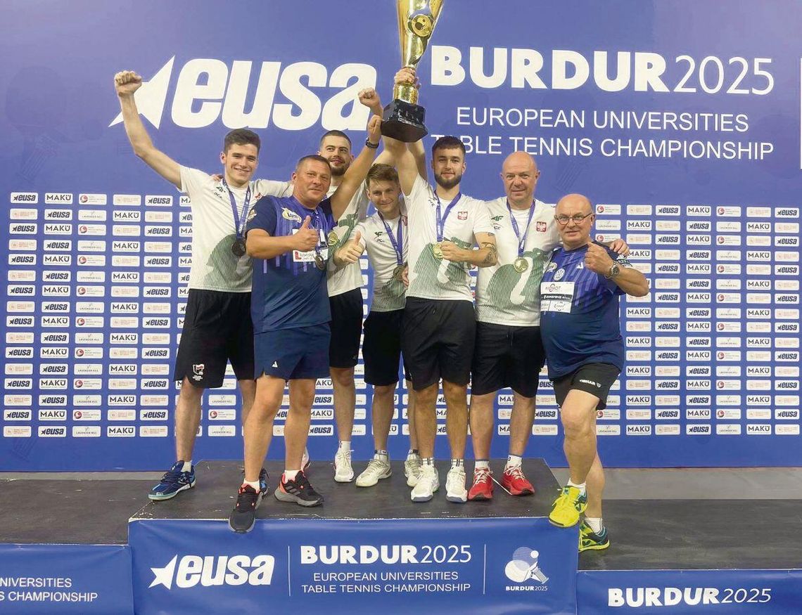 Tenis stołowy: Zespół Akademii Zamojskiej wywalczył tytuł mistrza Europy! Zespół Akademii Zamojskiej wywalczył tytuł drużynowego akademickiego mistrza Europy.
