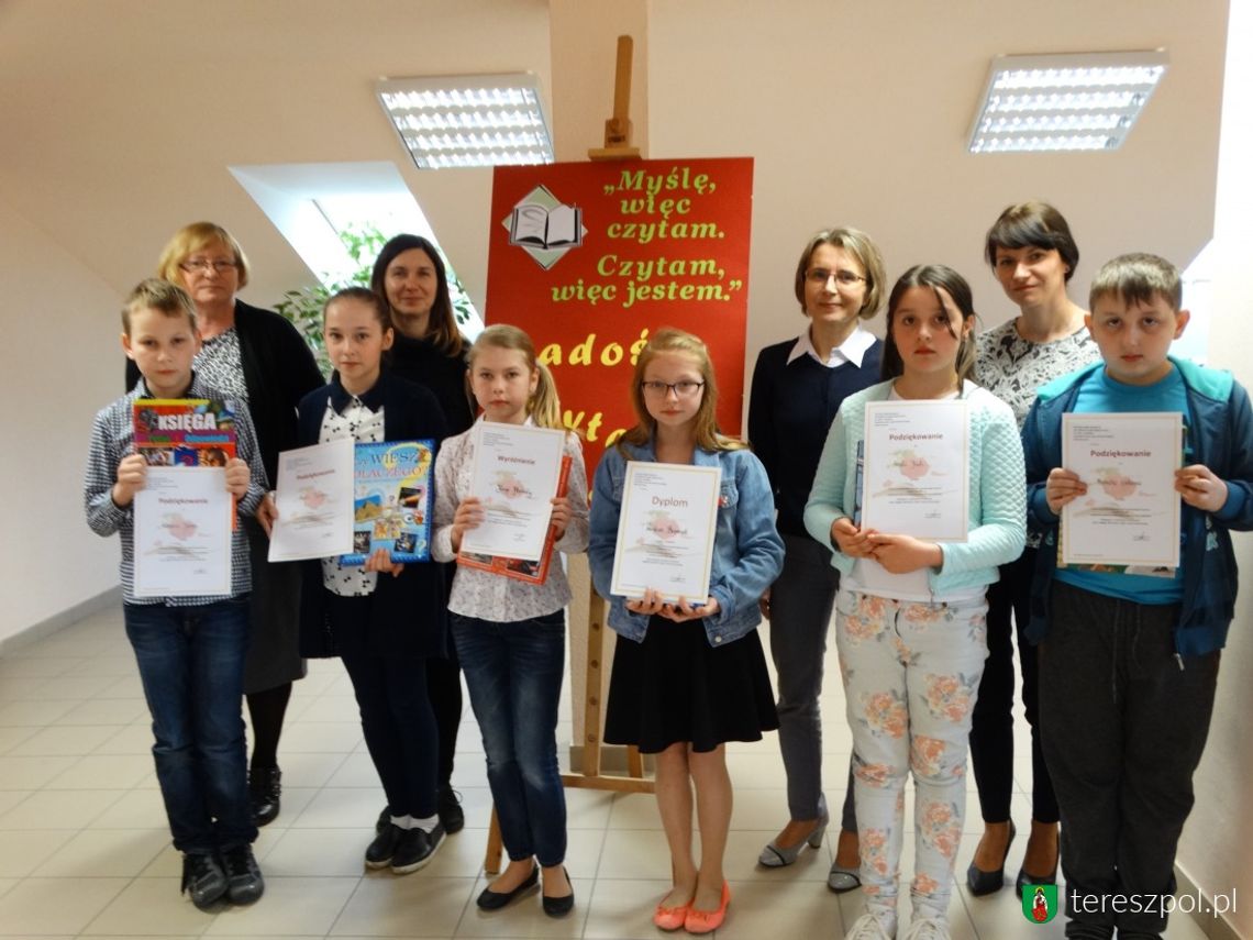 Tereszpol: Oni mają radość z czytania. Konkurs w bibliotece