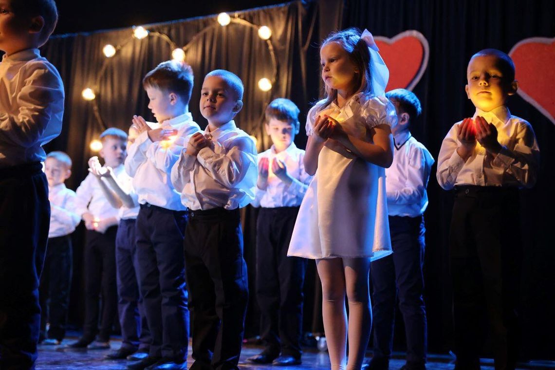 Podczas finału WOŚP w Tomaszowie Lubelskim wystąpiły przedszkolaki.