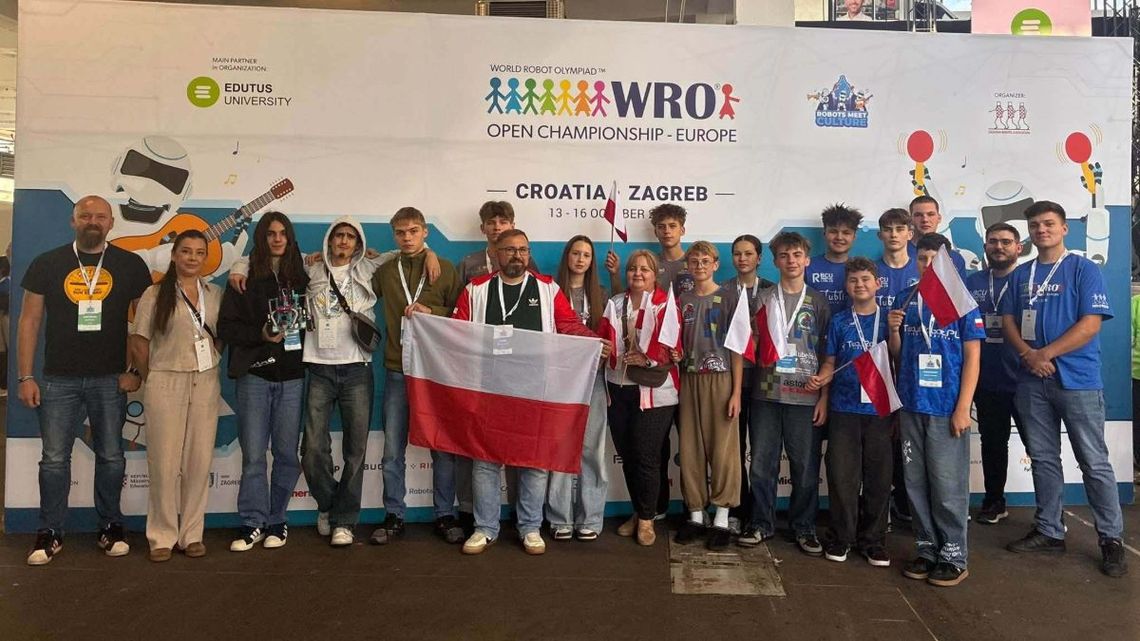 Cztery drużyny z Tomaszowa Lubelskiego reprezentowały Polskę podczas European Open Championship World Robot Olympiad 2026 w Zagrzebiu.
