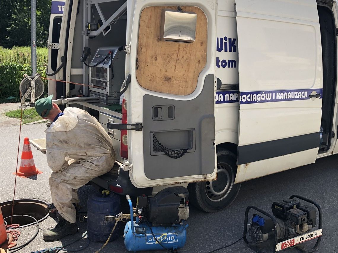 Trwają prace związane z remontem kanalizacji sanitarnej na terenie Tomaszowa Lubelskiego.