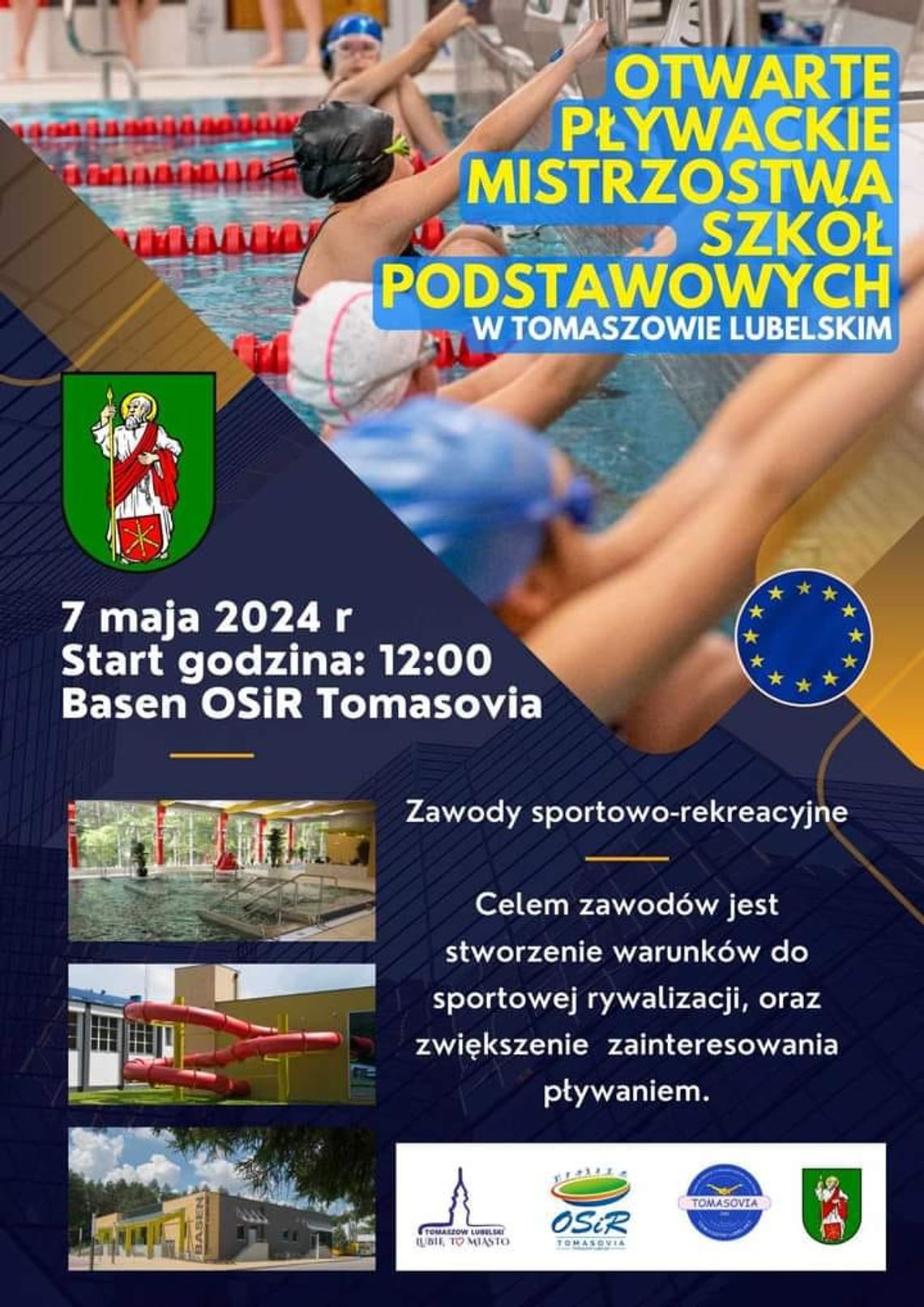 Pływackie mistrzostwa szkół podstawowych w Tomaszowie Lubelskim.