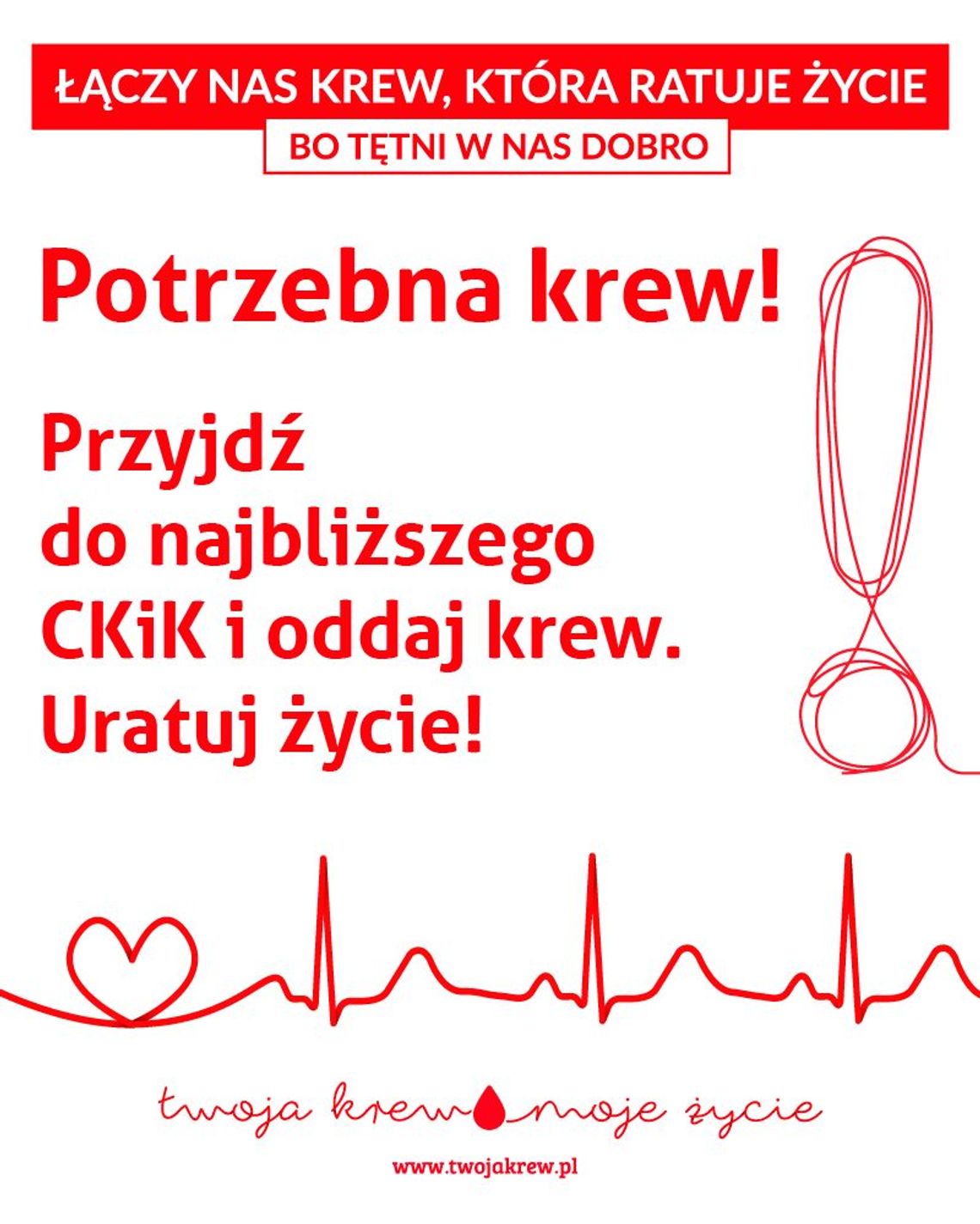 Przyjdź do najbliższego punktu krwiodawstwa i oddaj krew.