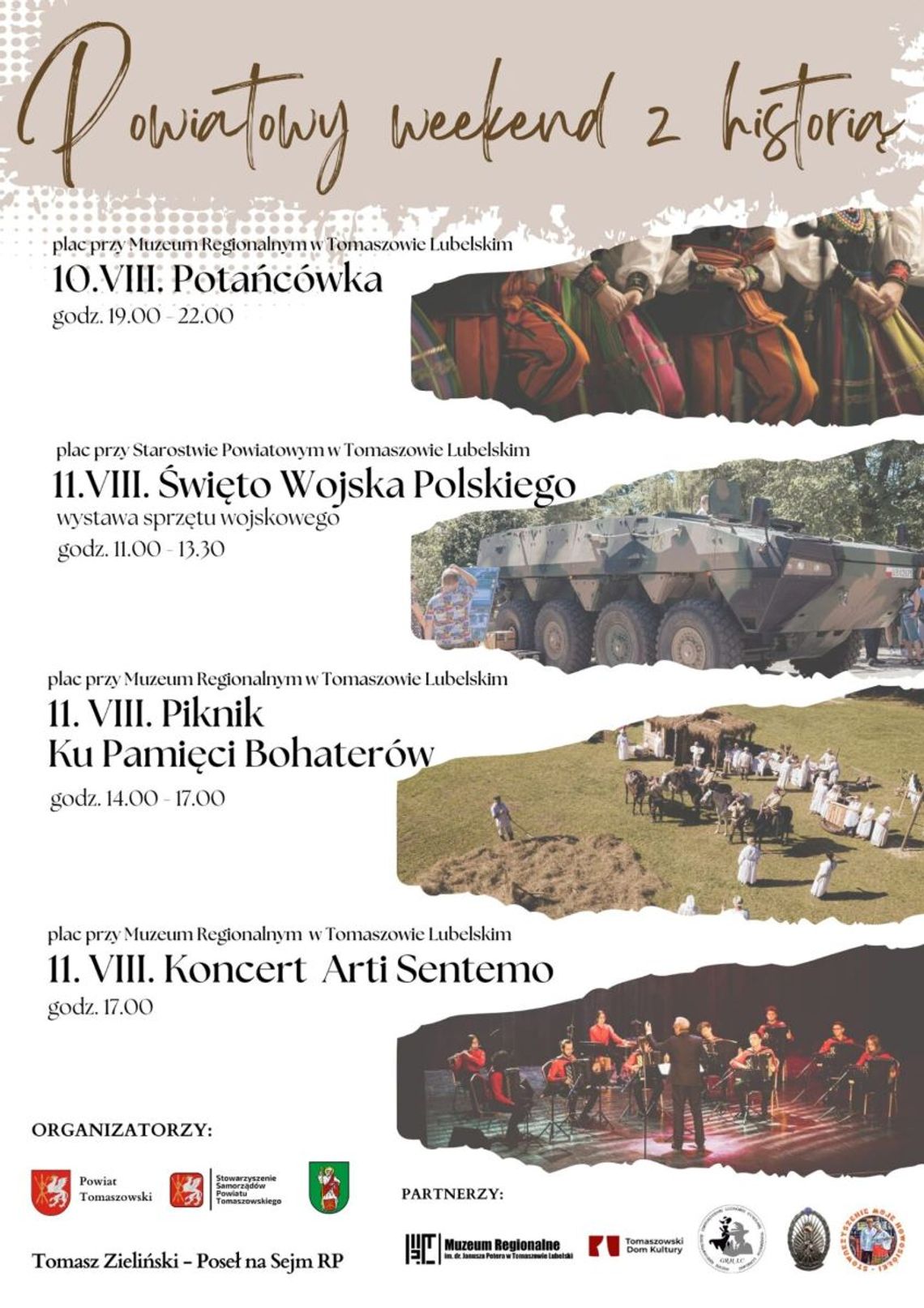 Na zakończenie Powiatowego Weekendu z Historią zagra wyjątkowa orkiestra.